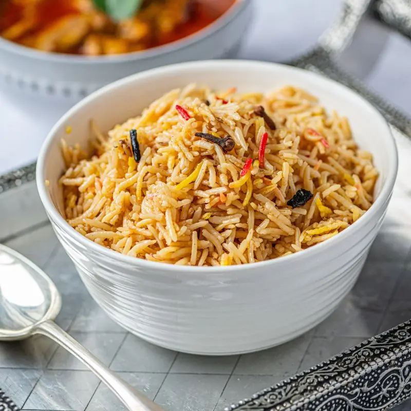 Light and fluffy homemade Basmati Pilau Rice infused with aromatic spices